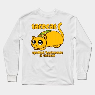 Funny - Tacocat (vintage distressed look) Long Sleeve T-Shirt